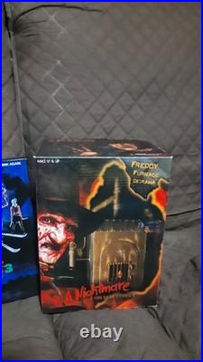 NECA Nightmare On Elm Street 1,2,3 Furnace Freddy Set, And Accessory Playset