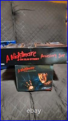 NECA Nightmare On Elm Street 1,2,3 Furnace Freddy Set, And Accessory Playset