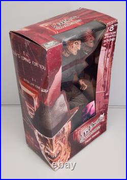 NECA Nightmare On Elm Street Freddy Krueger 18 Motion Activated Sound, New Read