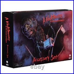 NECA Nightmare On Elm Street Freddy Krueger Accessory Set Deluxe Official