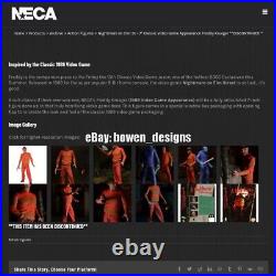 NECA Nightmare on Elm Street Video Game FREDDY KRUEGER 8 Bit Figure NES Nintendo