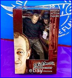 NECA SDCC Exclusive Fred Krueger Freddy A Nightmare On Elm Street Case Fresh