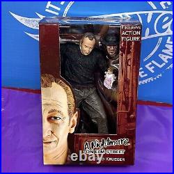 NECA SDCC Exclusive Fred Krueger Freddy A Nightmare On Elm Street Case Fresh
