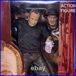 NECA SDCC Exclusive Fred Krueger Freddy A Nightmare On Elm Street Case Fresh