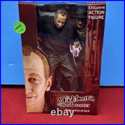 NECA SDCC Exclusive Fred Krueger Freddy A Nightmare On Elm Street Case Fresh