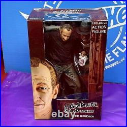 NECA SDCC Exclusive Fred Krueger Freddy A Nightmare On Elm Street Case Fresh