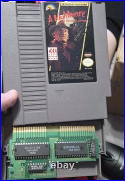 NES A Nightmare on Elm Street withDust Cover & MANUAL Tested! Authentic! CLEAN