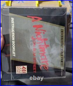 NES A Nightmare on Elm Street withDust Cover & MANUAL Tested! Authentic! CLEAN