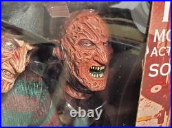 NEW A Nightmare on Elm Street Freddy Krueger 18 Motion Activated Sound Figure