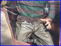 NEW A Nightmare on Elm Street Freddy Krueger 18 Motion Activated Sound Figure