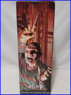NEW A Nightmare on Elm Street Freddy Krueger 18 Motion Activated Sound Figure