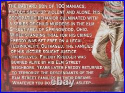NEW A Nightmare on Elm Street Freddy Krueger 18 Motion Activated Sound Figure