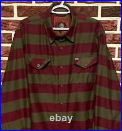 NEW! DIXXON Flannel THE FREDDY KRUEGER Nightmare on Elm Street SHIRT Mens XL