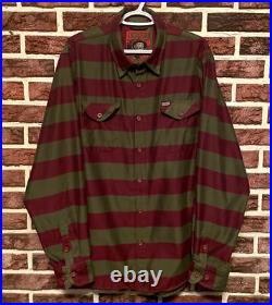 NEW! DIXXON Flannel THE FREDDY KRUEGER Nightmare on Elm Street SHIRT Mens XL