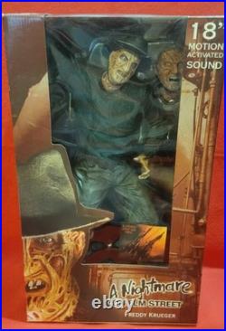 NEW NECA 18 FREDDY KRUEGER FIGURE MOTION SOUND NIGHTMARE On Elm STREET