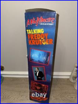NIB Vintage Nightmare on Elm Street Freddy Krueger Talking Doll 1989 Makes Noise