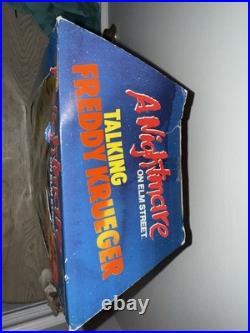 NIB Vintage Nightmare on Elm Street Freddy Krueger Talking Doll 1989 Makes Noise