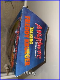 NIB Vintage Nightmare on Elm Street Freddy Krueger Talking Doll 1989 Makes Noise