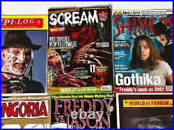 NIGHTMARE ON ELM STREET Movie Magazine Sticker Album 15pc Lot Freddy Krueger