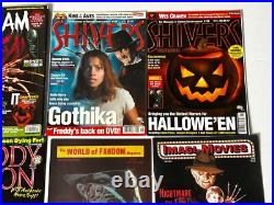 NIGHTMARE ON ELM STREET Movie Magazine Sticker Album 15pc Lot Freddy Krueger NIGHTMARE ON ELM STREET Movie Magazine Sticker Album 15pc Lot Freddy Krueger