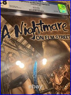 NIGHTMARE ON ELM STREET SPECIAL 1 CGC 9.8 BLUE FOIL ED. LTD TO 100 Avatar 2005 NIGHTMARE ON ELM STREET SPECIAL 1 CGC 9.8 BLUE FOIL ED. LTD TO 100 Avatar 2005