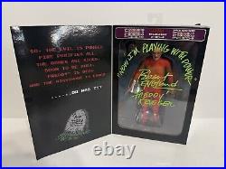 Neca Nes A Nightmare On Elm Street Robert Englund Signed Freddy Krueger