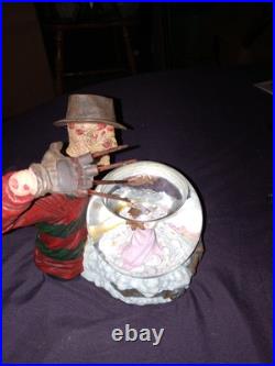 Neca REEL TOYS NIGHTMARE On ELM STREET HORROR WATER GLOBE (read) RARE