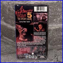 New A Nightmare on Elm Street 5 The Dream Child VHS Sealed 1989 Media Freddy