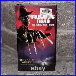 New Freddys Dead The Final Nightmare On Elm Street VHS 1996 Sealed Horror
