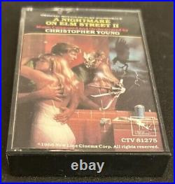 Nightmare On Elm Street 2 CTV 81275 Horror Cassette Tape (New Line 1986 Used)