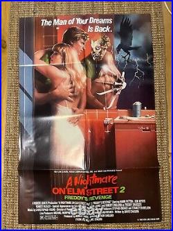 Nightmare On Elm Street 2 Og Horror Movie Poster 27 X 41