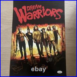 Nightmare On Elm Street 3 Dream Warriors 11x17 Cast Autograph by 6 JSA COA