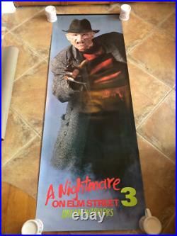Nightmare On Elm Street 3 Dream Warriors (1984) Freddy Krueger 24x67 Door Poster