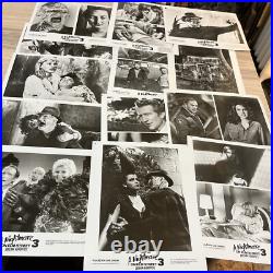 Nightmare On Elm Street 3 Dream Warriors Gloss Press Photos Huge Lot Of 13 Rare