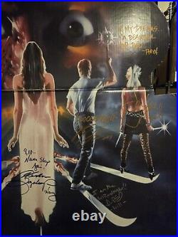 Nightmare On Elm Street 3 Stand Display Signed Robert Englund Freddy Krueger