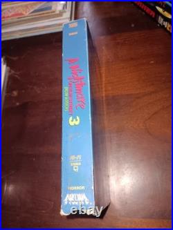 Nightmare On Elm Street 3 VHS 1987 1st Media Release WithSticker