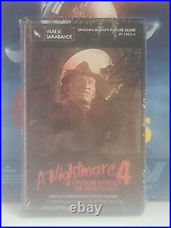 Nightmare On Elm Street 4, 5, 6 Dokken Sealed Soundtracks Cassette Tape & Statue