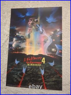 Nightmare On Elm Street 4 Movie Print Poster Mondo Freddy Krueger Matthew Peak Nightmare On Elm Street 4 Movie Print Poster Mondo Freddy Krueger Matthew Peak