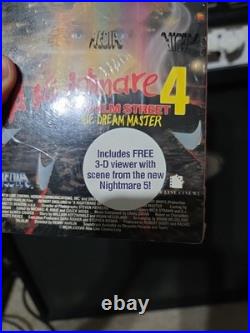 Nightmare On Elm Street 4 VHS 1st Media Release SEALED WithHype/3D Glasses NEW Nightmare On Elm Street 4 VHS 1st Media Release SEALED WithHype/3D Glasses NEW