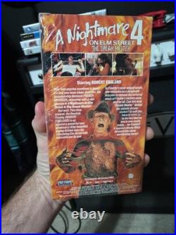 Nightmare On Elm Street 4 VHS 1st Media Release SEALED WithHype/3D Glasses NEW