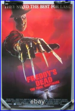 Nightmare On Elm Street 6 Final Nightmare Ds Original Rolled 27x40 Movie Poster