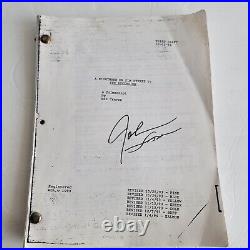 Nightmare On Elm Street 7 ASCENSION3rd Draft -Signed Autograph JOHN SAXON