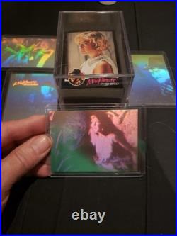 Nightmare On Elm Street Complete Set With 4 Holograms