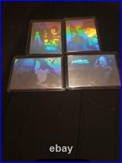 Nightmare On Elm Street Complete Set With 4 Holograms