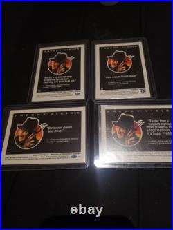 Nightmare On Elm Street Complete Set With 4 Holograms