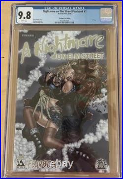 Nightmare On Elm Street Fearbook 1 Platinum Foil Edition Cgc9.8 Top Graded Copy Nightmare On Elm Street Fearbook 1 Platinum Foil Edition Cgc9.8 Top Graded Copy