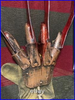 Nightmare On Elm Street Freddy Glove Display Frame Hat Sweater Horror Prop