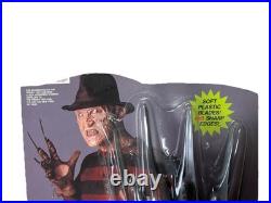 Nightmare On Elm Street Freddy Krueger CAMO Glove Marty Toy On Damaged Card VTG