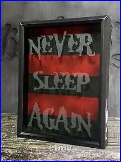 Nightmare On Elm Street Freddy Krueger Glove Display Frame Sweater Add Ur Glove Nightmare On Elm Street Freddy Krueger Glove Display Frame Sweater Add Ur Glove