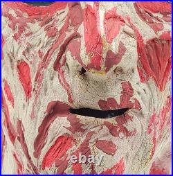 Nightmare On Elm Street Freddy Krueger Mask Costume Fedora Hat Spirit Halloween